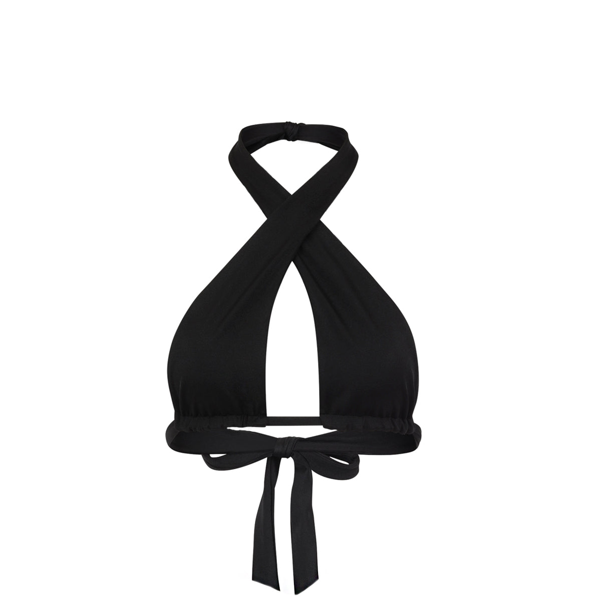 ISLA Midnight Black Versatile Bikini Top