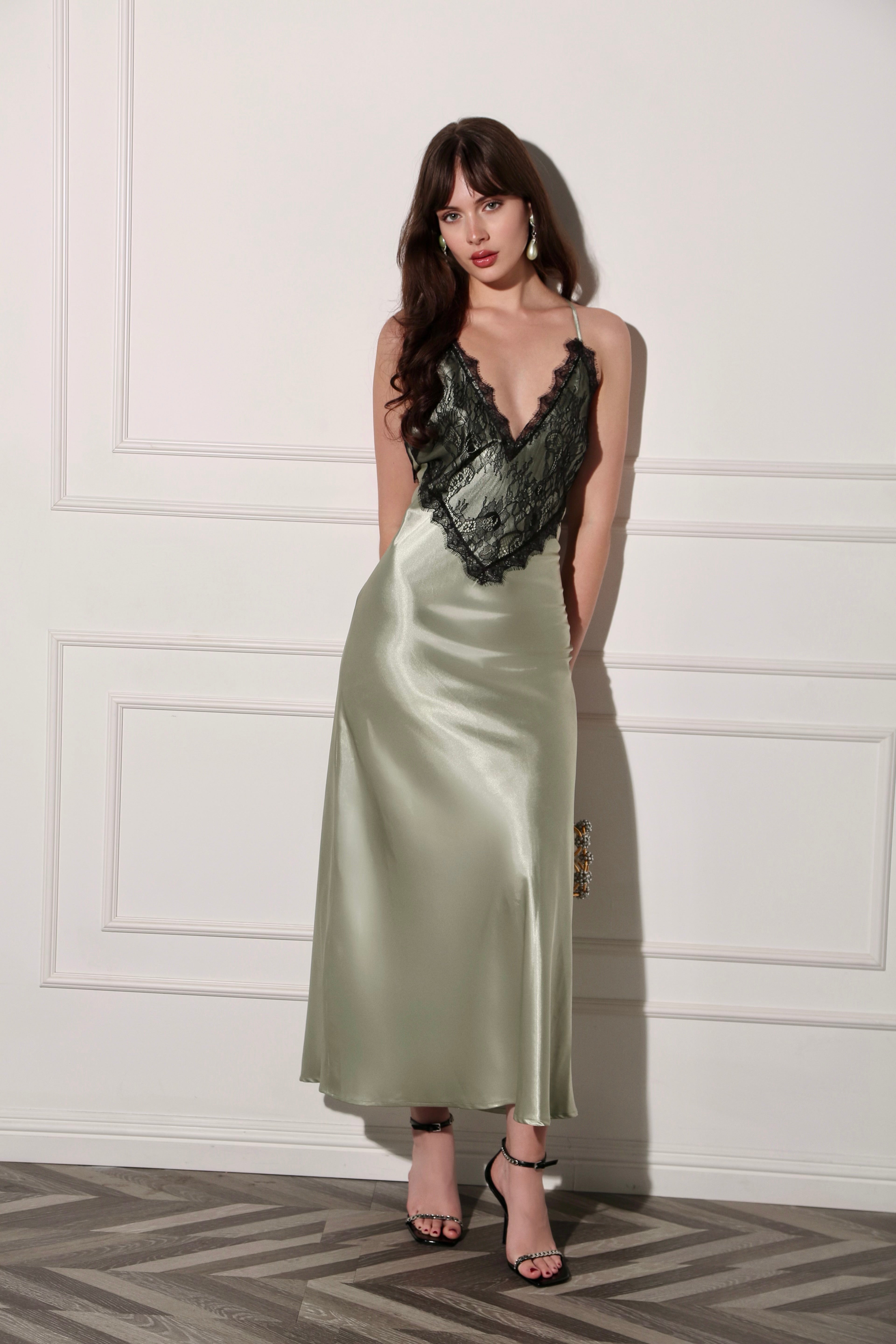 silver satin slip dress Silver Gray Cowl Neck Silk Satin Midi Length Slip Dress,adjustable Spaghetti Straps,bias Cut,date Open Back Bridesmaids Engagement Dress